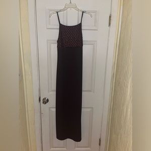 Floor length cocktail dress